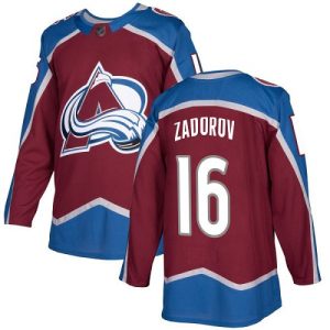 Gorgeous Adidas Avalanche #16 Nikita Zadorov Burgundy Home Authentic Stitched NHL Jersey to stand out at the stadium