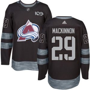 Sleek Adidas Avalanche #29 Nathan MacKinnon Black 1917 2017 100th Anniversary Stitched NHL Jersey to stand out at the stadium