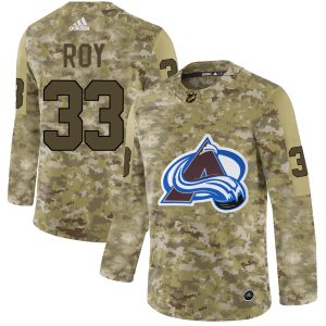 Stylish Adidas Avalanche #33 Patrick Roy Camo Authentic Stitched NHL Jersey for die - hard fans