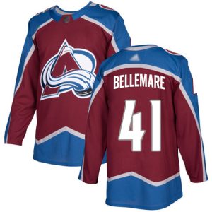 Top - notch Adidas Avalanche #41 Pierre Edouard Bellemare Burgundy Home Authentic Stitched NHL Jersey a must - have for collectors