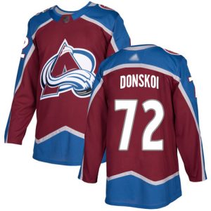 Sleek Adidas Avalanche #72 Joonas Donskoi Burgundy Home Authentic Stitched NHL Jersey a must - have for collectors