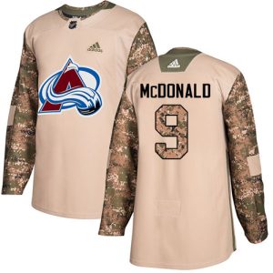 Chic Adidas Avalanche #9 Lanny McDonald Camo Authentic 2017 Veterans Day Stitched NHL Jersey a must - have for collectors