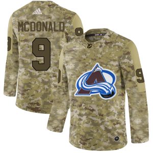 Top - notch Adidas Avalanche #9 Lanny McDonald Camo Authentic Stitched NHL Jersey to stand out at the stadium