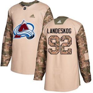 Chic Adidas Avalanche #92 Gabriel Landeskog Camo Authentic 2017 Veterans Day Stitched NHL Jersey to show your team spirit