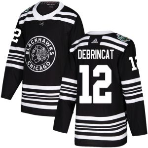 Chic Adidas Blackhawks #12 Alex DeBrincat Black Authentic 2019 Winter Classic Stitched NHL Jersey a must - have for collectors