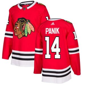 Fantastic Adidas Blackhawks #14 Richard Panik Red Home Authentic Stitched NHL Jersey a must - have for collectors