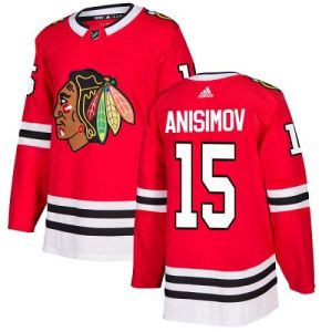 Cool Adidas Blackhawks #15 Artem Anisimov Red Home Authentic Stitched NHL Jersey to show your team spirit