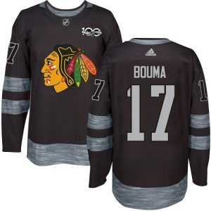 Top - notch Adidas Blackhawks #17 Lance Bouma Black 1917 2017 100th Anniversary Stitched NHL Jersey for ultimate hockey enthusiasts