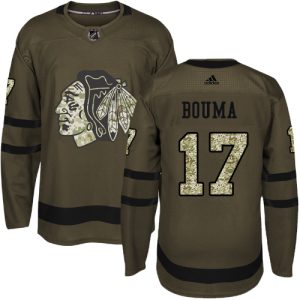 Cool Adidas Blackhawks #17 Lance Bouma Green Salute to Service Stitched NHL Jersey for ultimate hockey enthusiasts
