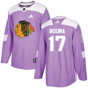 Cool Adidas Blackhawks #17 Lance Bouma Purple Authentic Fights Cancer Stitched NHL Jersey perfect for game days