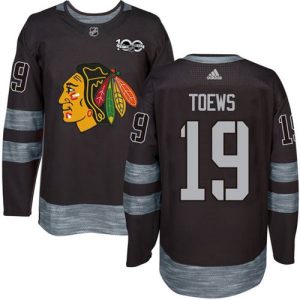 Cool Adidas Blackhawks #19 Jonathan Toews Black 1917 2017 100th Anniversary Stitched NHL Jersey a must - have for collectors