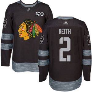 Gorgeous Adidas Blackhawks #2 Duncan Keith Black 1917 2017 100th Anniversary Stitched NHL Jersey to stand out at the stadium