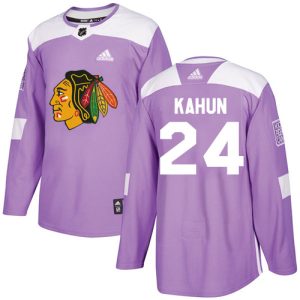 Cool Adidas Blackhawks #24 Dominik Kahun Purple Authentic Fights Cancer Stitched NHL Jersey a must - have for collectors