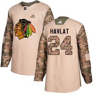 Fantastic Adidas Blackhawks #24 Martin Havlat Camo Authentic 2017 Veterans Day Stitched NHL Jersey for die - hard fans