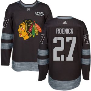 Amazing Adidas Blackhawks #27 Jeremy Roenick Black 1917 2017 100th Anniversary Stitched NHL Jersey to elevate your fan gear collection
