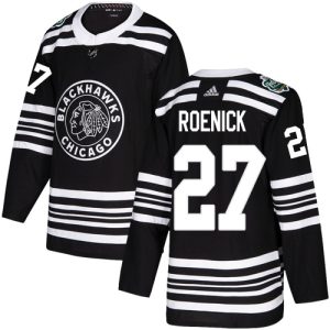 Stylish Adidas Blackhawks #27 Jeremy Roenick Black Authentic 2019 Winter Classic Stitched NHL Jersey to show your team spirit