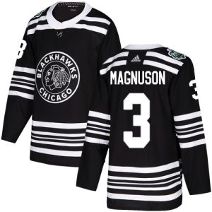 Stylish Adidas Blackhawks #3 Keith Magnuson Black Authentic 2019 Winter Classic Stitched NHL Jersey for ultimate hockey enthusiasts