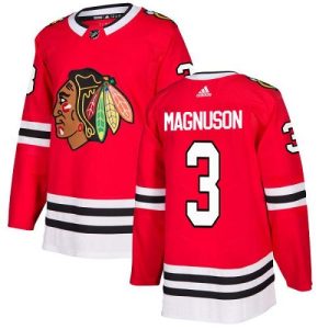 Fantastic Adidas Blackhawks #3 Keith Magnuson Red Home Authentic Stitched NHL Jersey for ultimate hockey enthusiasts