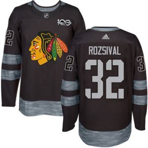 Chic Adidas Blackhawks #32 Michal Rozsival Black 1917 2017 100th Anniversary Stitched NHL Jersey perfect for game days