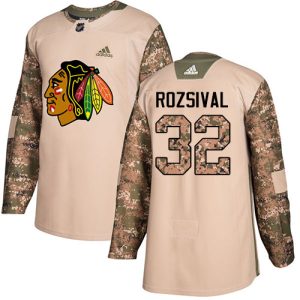 Gorgeous Adidas Blackhawks #32 Michal Rozsival Camo Authentic 2017 Veterans Day Stitched NHL Jersey to elevate your fan gear collection