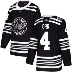 Cool Adidas Blackhawks #4 Bobby Orr Black Authentic 2019 Winter Classic Stitched NHL Jersey a must - have for collectors