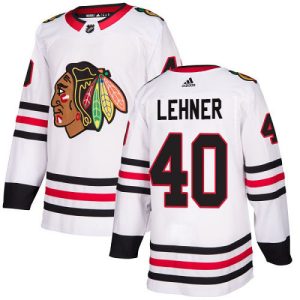 Stylish Adidas Blackhawks #40 Robin Lehner White Road Authentic Stitched NHL Jersey to elevate your fan gear collection