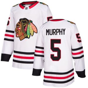 Amazing Adidas Blackhawks #5 Connor Murphy White Road Authentic Stitched NHL Jersey to stand out at the stadium