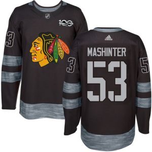Cool Adidas Blackhawks #53 Brandon Mashinter Black 1917 2017 100th Anniversary Stitched NHL Jersey perfect for game days