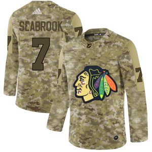 Top - notch Adidas Blackhawks #7 Brent Seabrook Camo Authentic Stitched NHL Jersey for ultimate hockey enthusiasts