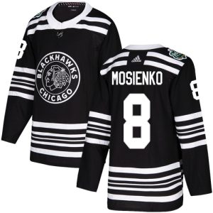 Amazing Adidas Blackhawks #8 Bill Mosienko Black Authentic 2019 Winter Classic Stitched NHL Jersey to show your team spirit