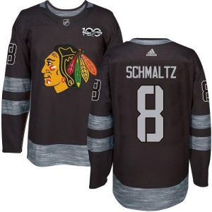 Amazing Adidas Blackhawks #8 Nick Schmaltz Black 1917 2017 100th Anniversary Stitched NHL Jersey to stand out at the stadium