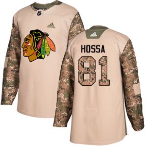 Cool Adidas Blackhawks #81 Marian Hossa Camo Authentic 2017 Veterans Day Stitched NHL Jersey to show your team spirit