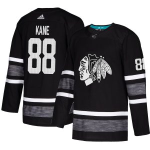 Amazing Adidas Blackhawks #88 Patrick Kane Black Authentic 2019 All Star Stitched NHL Jersey for die - hard fans