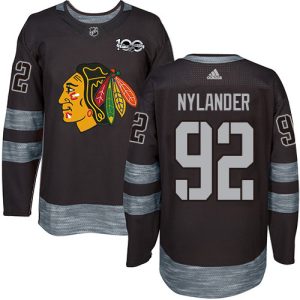 Sleek Adidas Blackhawks #92 Alexander Nylander Black 1917 2017 100th Anniversary Stitched NHL Jersey to stand out at the stadium
