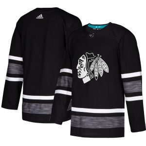 Gorgeous Adidas Blackhawks Blank Black 2019 All Star Game Parley Authentic Stitched NHL Jersey to elevate your fan gear collection