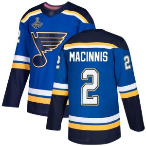 Top - notch Adidas Blues #2 Al MacInnis Blue Home Authentic Stanley Cup Champions Stitched NHL Jersey for ultimate hockey enthusiasts
