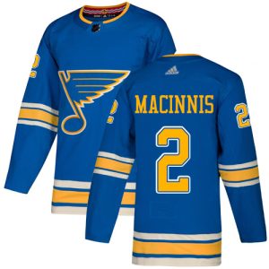 Chic Adidas Blues #2 Al MacInnis Light Blue Alternate Authentic Stitched NHL Jersey perfect for game days