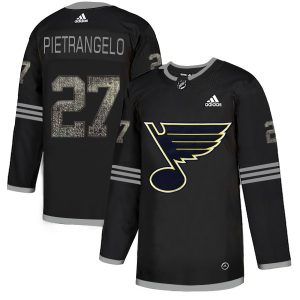 Stunning Adidas Blues #27 Alex Pietrangelo Black Authentic Classic Stitched NHL Jersey for die - hard fans