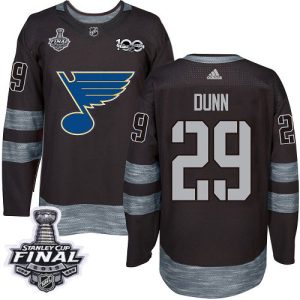 Chic Adidas Blues #29 Vince Dunn Black 1917 2017 100th Anniversary 2019 Stanley Cup Final Stitched NHL Jersey to elevate your fan gear collection