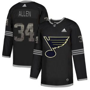 Chic Adidas Blues #34 Jake Allen Black Authentic Classic Stitched NHL Jersey to stand out at the stadium