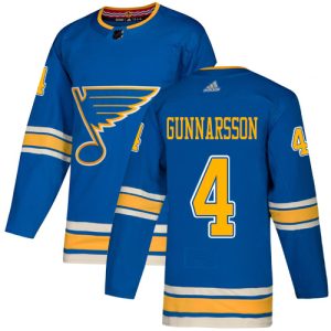 Fantastic Adidas Blues #4 Carl Gunnarsson Light Blue Alternate Authentic Stitched NHL Jersey to show your team spirit