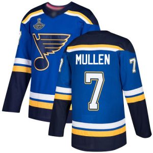 Fantastic Adidas Blues #7 Joe Mullen Blue Home Authentic Stanley Cup Champions Stitched NHL Jersey to elevate your fan gear collection