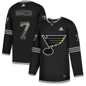 Fantastic Adidas Blues #7 Patrick Maroon Black Authentic Classic Stitched NHL Jersey to stand out at the stadium