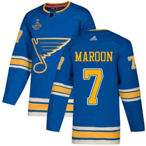 Chic Adidas Blues #7 Patrick Maroon Blue Alternate Authentic 2019 Stanley Cup Champions Stitched NHL Jersey perfect for game days