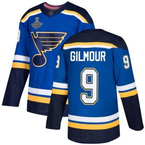 Amazing Adidas Blues #9 Doug Gilmour Blue Home Authentic Stanley Cup Champions Stitched NHL Jersey for die - hard fans