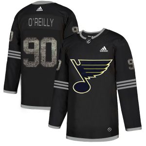 Premium Adidas Blues #90 Ryan O'Reilly Black Authentic Classic Stitched NHL Jersey a must - have for collectors