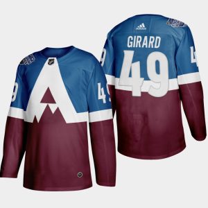 Amazing Adidas Colorado Avalanche #49 Samuel Girard Men's 2020 Stadium Series Burgundy Stitched NHL Jersey for die - hard fans