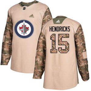 Fantastic Adidas Jets #15 Matt Hendricks Camo Authentic 2017 Veterans Day Stitched NHL Jersey perfect for game days