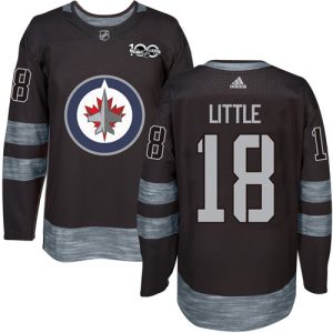 Chic Adidas Jets #18 Bryan Little Black 1917 2017 100th Anniversary Stitched NHL Jersey a must - have for collectors
