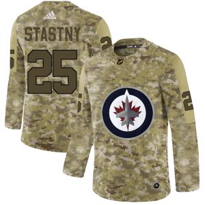 Amazing Adidas Jets #25 Paul Stastny Camo Authentic Stitched NHL Jersey to stand out at the stadium